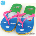 Guangzhou ladies pvc strap eva outsole slippers 2016 new sandal shoes